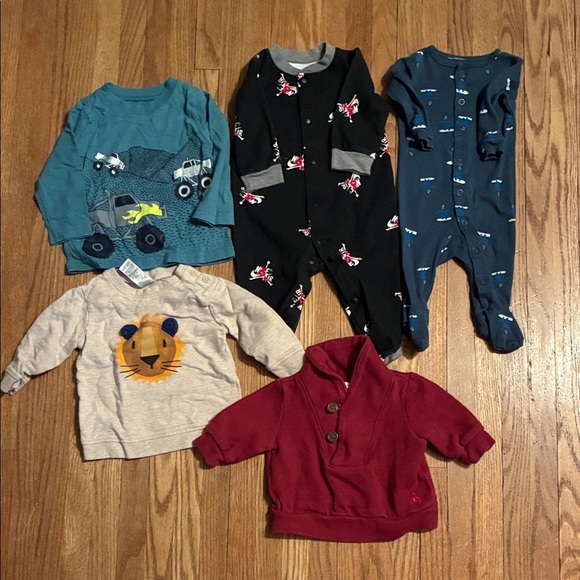 Assorted Sleepers, Shirts and Sweater - Picture 1 of 11